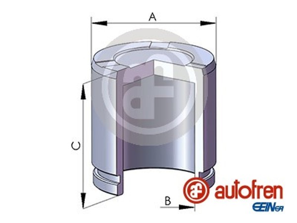 Autofren Seinsa Kolben Bremssattel D025816 38Mm FüR Hyundai I30 PDE PD Pden Van-image