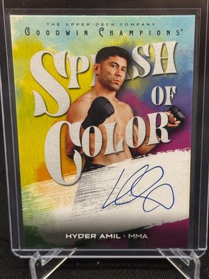 2026 UD GOODWIN CHAMPIONS SPLASH OF COLOR AUTO HYDER AMIL SP
