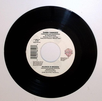 Damn Yankees 45 ''Silence Is Broken / Double Coyote'' NM EX / EX VG++ N4