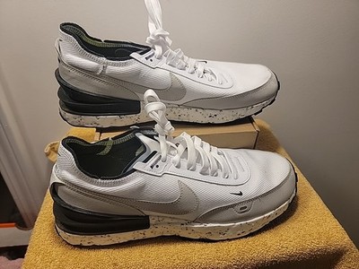 Nike Waffle One Crater NN White/Light Bone-Black Men 10.5 Shoes Brand New No Lid