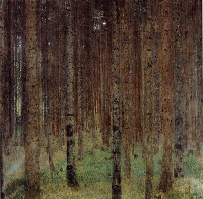 Kiefernwald Ii Klimt 1901 Kunstdruck Poster Wanddeko stilvoll Zuhause Ausstellung Klasse
