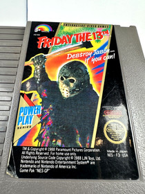 Friday the 13th (Nintendo Entertainment System, LJN 1989, NES) Cleaned & Tested!
