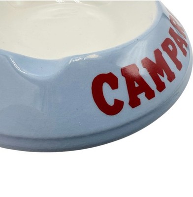 CAMPARI 陶器製アンティーク灰皿 Made in Italy Vintage Campari Italy Blue Ceramic Ashtray | eBay
