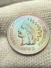 1903 AU + Indian Head Cent,  Nice *Higher Grade* Vintage Coin for a collection