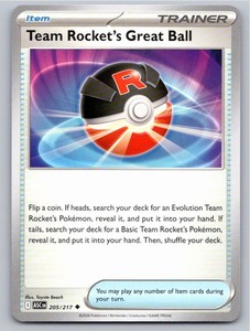 Team Rocket's Great Ball 205/217 Ascended Heroes Uncommon