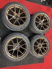 Corvette C6 Widebody Apex Vs-5rs Satin Bronze Wheel Rim 18x12.5 18x11 With Tires Corvette C6 Widebody Apex Vs-5rs Satin Bronze Wheel Rim 18x12.5 18x11 With Tires