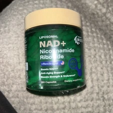 NAD+ Nicotinamide Riboside 900 Mg - Liposomal w/ Resveratrol & Quercetin - 100ct