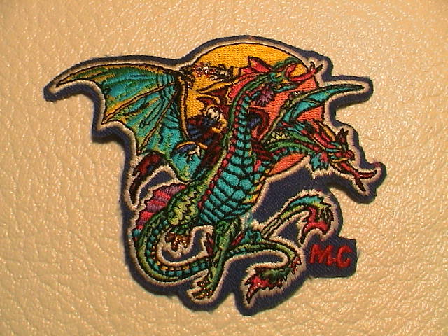 COLORFUL FLYING MAGICAL MAGIC DRAGON MC NOVELTY CAR CLUB PATCH BRAND NEW! 
