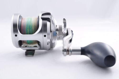 Carrete de agua salada para mano derecha Shimano 17 Ocea Jigger 1500PG casi como nuevo de Japón de colección - Imagen 7 de 12