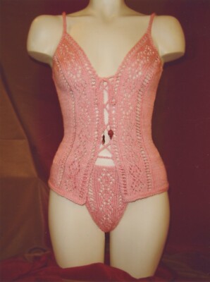 White Lies Designs Knitting Pattern - Delilah Camisole & Panty - Women 33-47