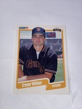 1990 Fleer Update Trevor Wilson . San Francisco Giants #U-64