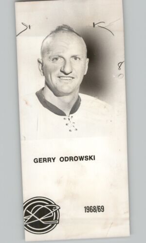 CANADIAN HOCKEY Star GERRY ODROWSKI Vintage 1969 Press Photo - Picture 1 of 2