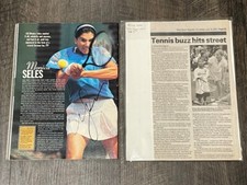 Autographed Issue of Tennis magazine Dec, 1999: Featuring Monica Seles + More!