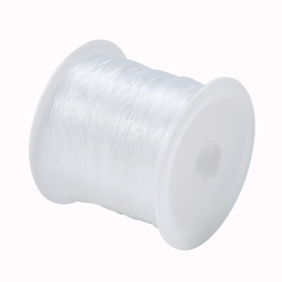 Klar Nylon Kordel Angelschnur Draht Schmuck Perlen Armband Schnur 0,2 ~ 0,6 mm