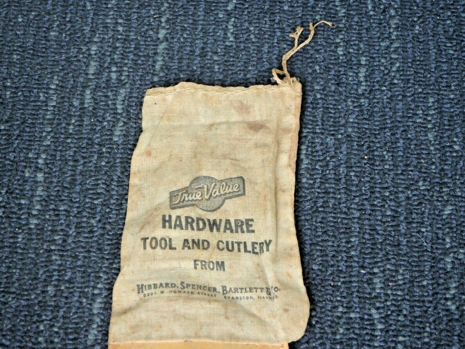 VINTAGE HIBBARD SPENCER BARTLETT CUTLERY TRUE VALUE HARDWARE- ENVELOPE ...