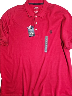 Chaps Polo Shirt Men's XL Natural Stretch Quality Casual Style Classic Fashion