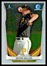 2014 BOWMAN CHROME MINI #239 MITCH KELLER PITTSBURGH PIRATES