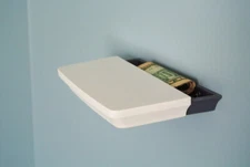 Stealthy Secret Shelf, Hidden Compartment, Sleek Storage, 5.3"x2.4"0.7" +SCREWS