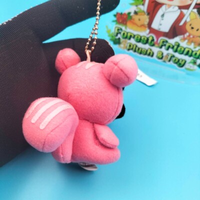 Korilakkuma D075 Pink Squirrel Hood San-x 2010 Plush 3