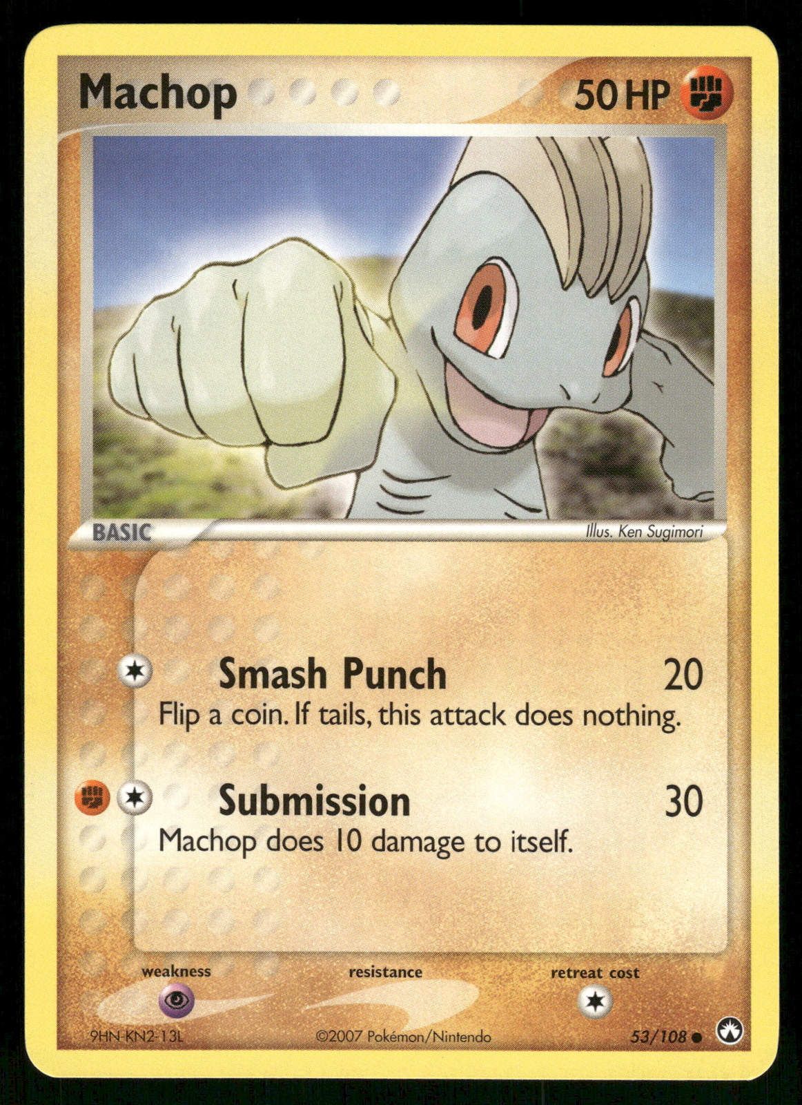 Machop MP 53/108 Power Keepers Pokemon Card