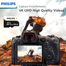 128GB PHILIPS U3 A1 HD Camcorder Memory Card