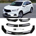 For Acura MDX Black Front Bumper Lip Part Accessories Splitter Spoiler Body Kit