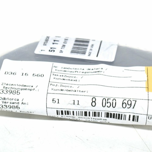 OEM BMW X5 E70 FRONT M SPORT BUMPER TOW HOOK EYE COVER KIT 51118050697