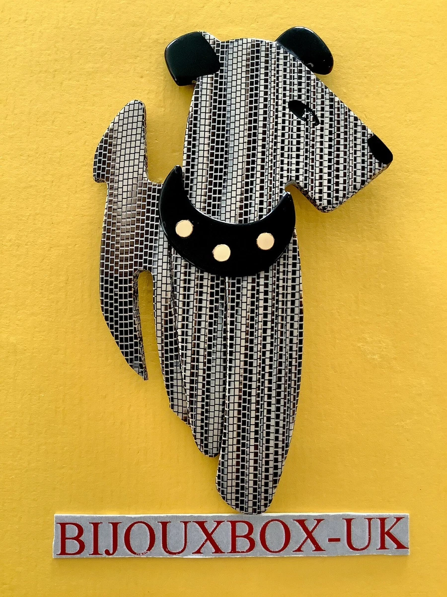 Lea stein hotsell dog brooch
