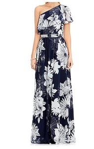 floral one shoulder maxi dress
