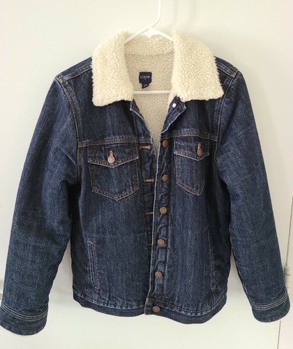Sherpa Lined Denim Jacket XS 