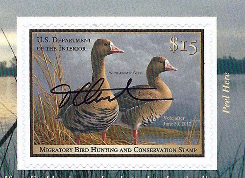 RW78As — 2011 Federal duck stamp signed by artist Jim Hautman - Picture 2 of 2