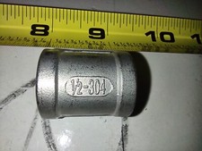 304 STAINLESS STEEL COUPLING, 1/2" FEMALE NPT, schedule 150