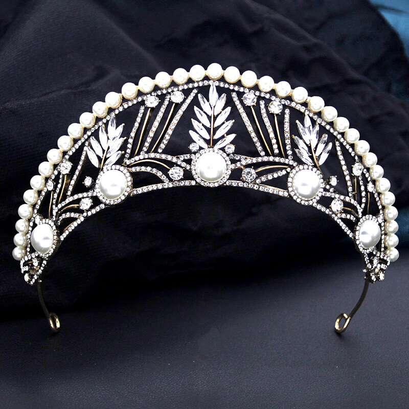 Vintage Princess Tiara Crown Women Wedding Queen Bridal Bride Gift Jewelry
