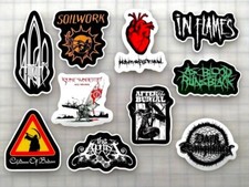Death Metal Sticker Lot 10 Pack SET 5 black extreme punk grindcore crust cvlt