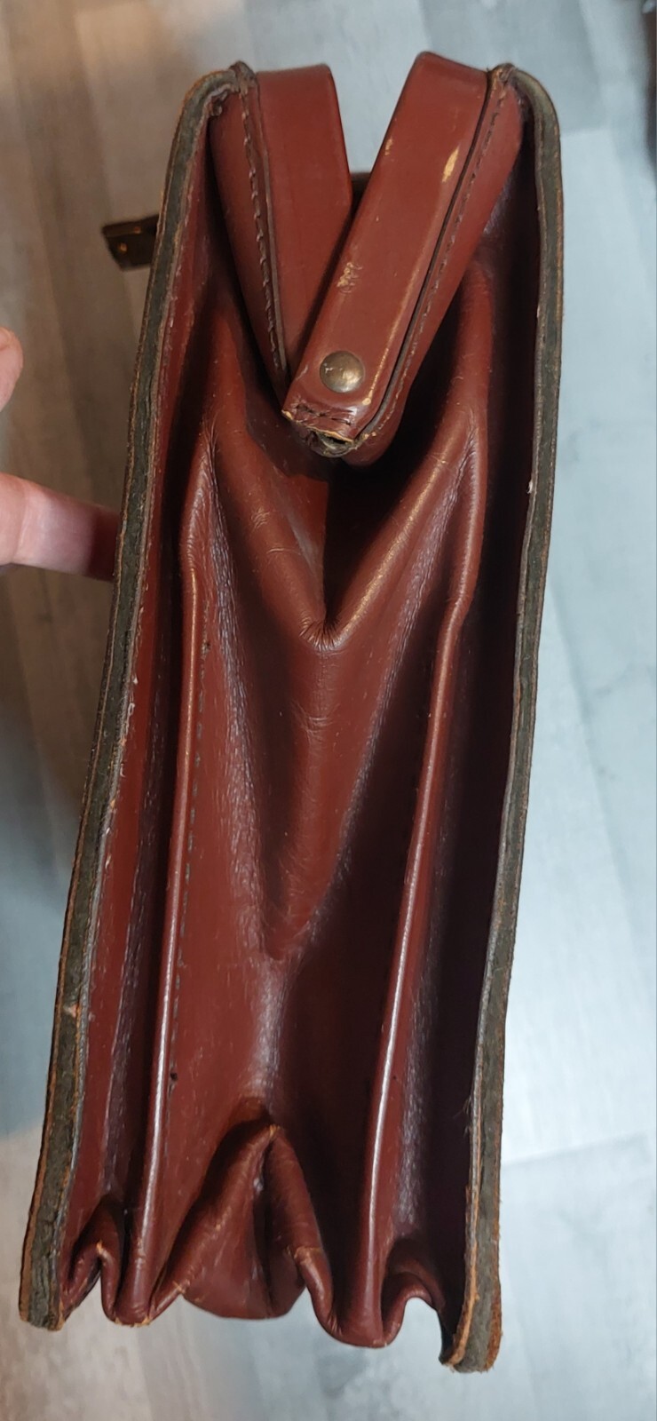 LOVELY VINTAGE BROWN LEATHER CHENEY BRIEFCASE/ DOCTORS BAG. eBay