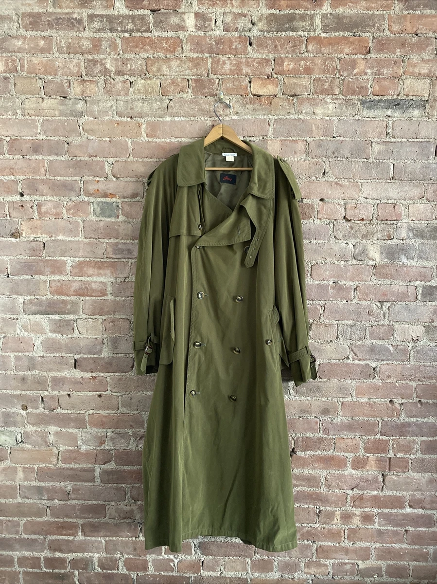 Brioni trench coat cheap