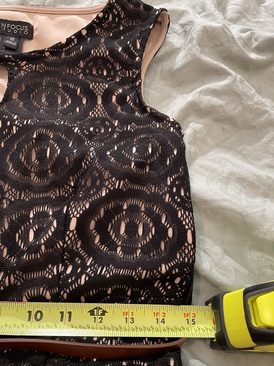 enfocus studio black lace dress NWT EnFocus Studio black lace dress, sz 12