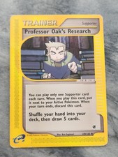 2002 Pokemon Expedition Base Set Trainer Car Professor Oak's Research 149 /165  on eBay