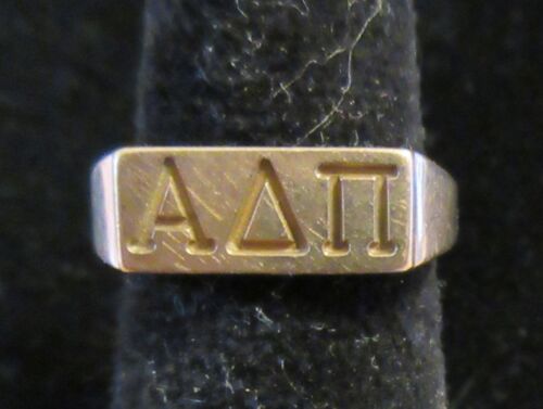 Rare Balfour Alpha Delta Pi 10k Gold Sorority Ring