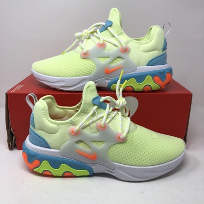 Nike React Presto Mens Running Shoes 11 Barely Volt AV2605-700 Psychedelic Lava | eBay