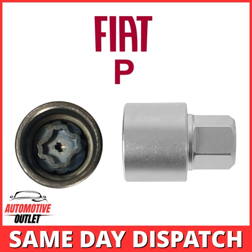 MASTER LOCKING WHEEL SECURITY NUT BOLT REMOVER KEY SOCKET P FOR FIAT