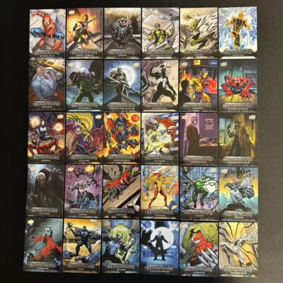 ๐ฎ2024 UD MARVEL RENDITIONS SPIDER-MAN COMPLETE BASE SET 1-90 | eBay