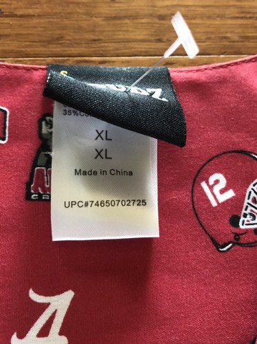 ALABAMA CRIMSON TIDE SCRUB TOP Unisex X-Large XL New No Tags ๐ - Picture 2 of 8