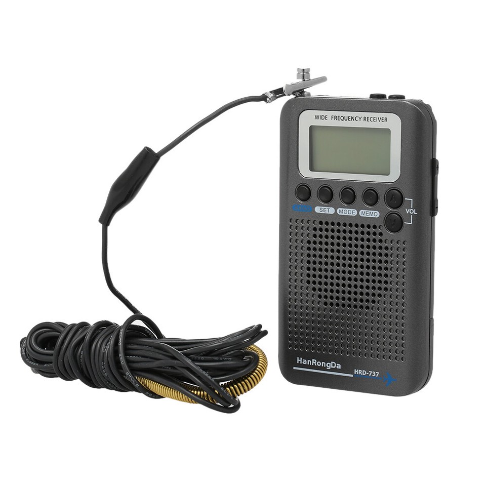 Portable Full Band Radio Aircraft Band Receiver FM/AM/SW/ CB/Air/VHF ...