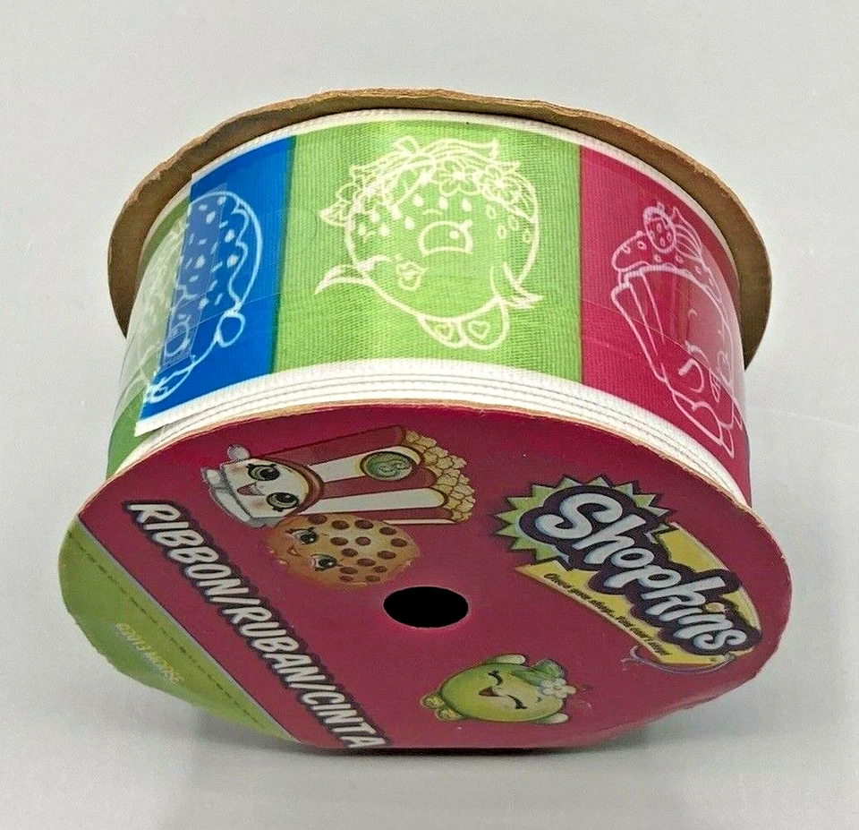 (4) Olaf-Minions-'Shopkins-Frozen Berwick Ribbon Rolls 1.5" x 9 ft each - Image 3 of 4