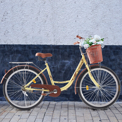 Vintage Ladies Woman Bike, 26 Inch Girls Bikes Dutch Style City