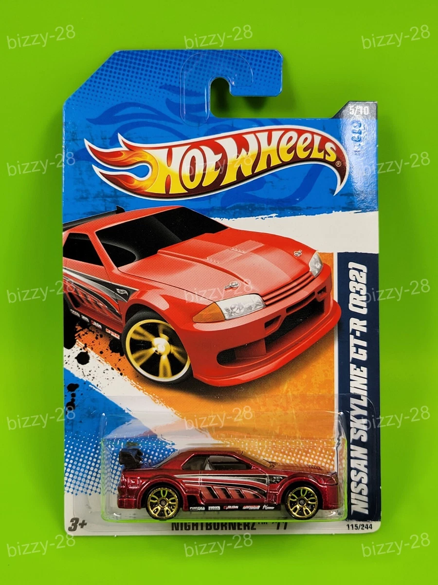 Hot Wheels NIGHTBURNERZ 11 NISSAN SKYLINE GT R R32 Red 115