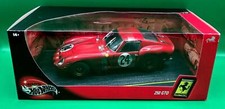 HOTWHEELS 29754 RED FERRARI 250 GTO #24 AFTER F1 RACE 1:18 DIE-CAST - NIB SEALED