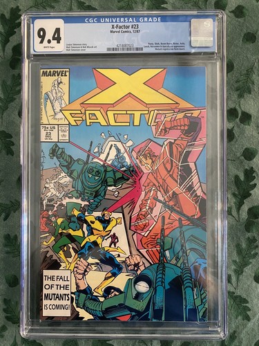 X-Factor 23 Marvel Comics CGC 9.4 1st Full Horsemen Apocalypse Archangel 1987