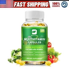 Beworths Multivitamin & Multimineral 120 Capsules Daily Supplement for Men Women